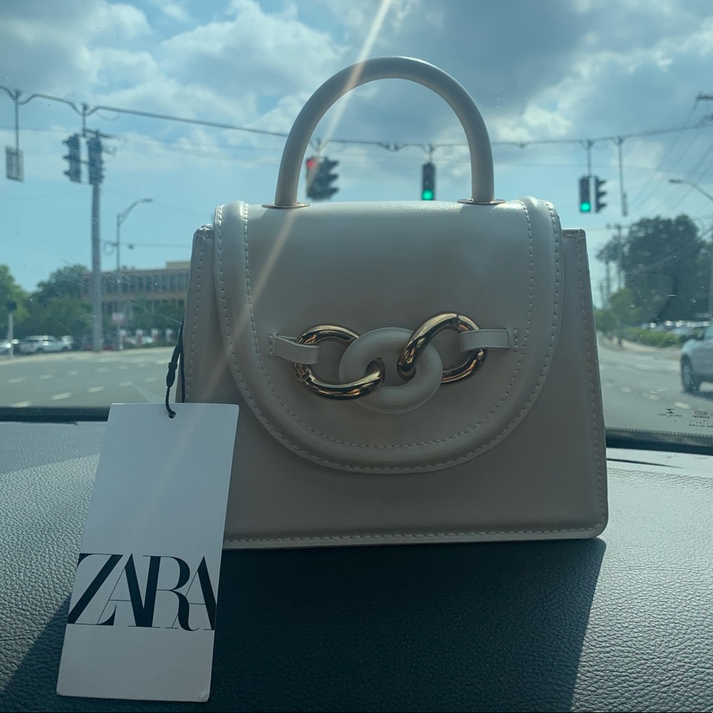 NEW White Zara Pocketbook